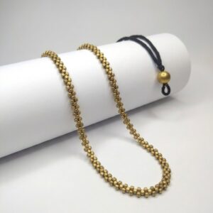 Nirmiti : The Dokra  small Beads Necklace