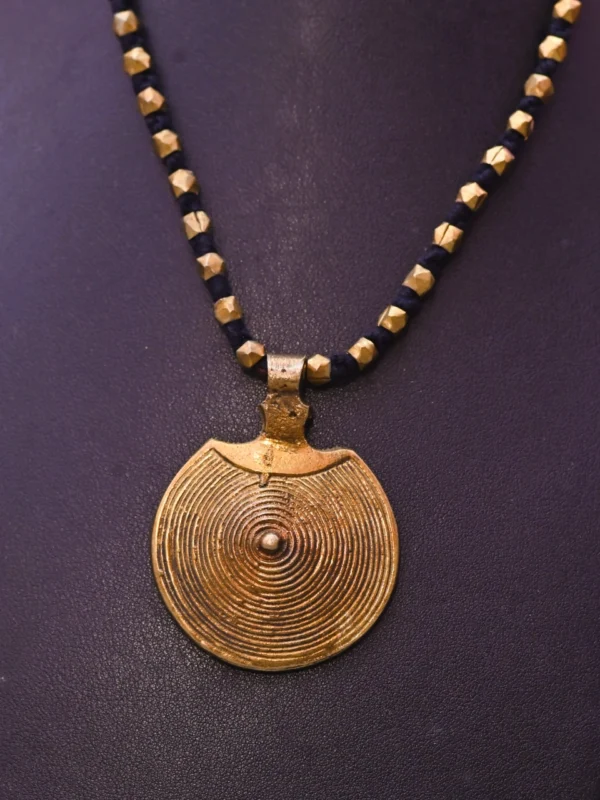 Akriti : The Dokra Pendant Necklace - Image 3