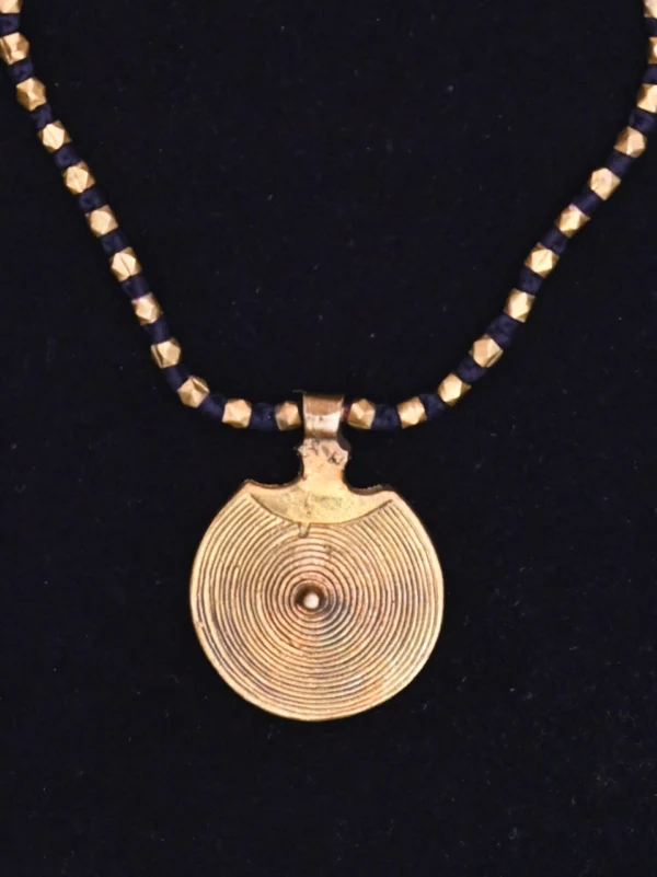 Akriti : The Dokra Pendant Necklace - Image 4