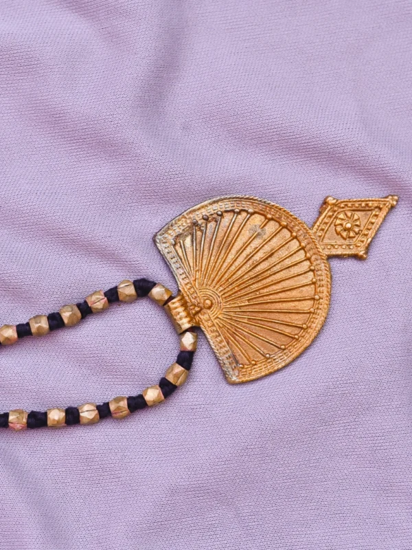 Akriti : The Dokra Pendant Necklace - Image 5