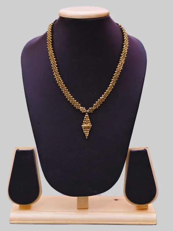 Nirmiti Premium: The Dokra Beads Necklace