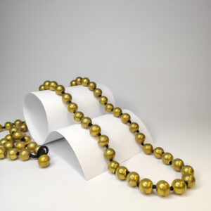 Authentic, Indo-western, Dokra brass beads long necklace