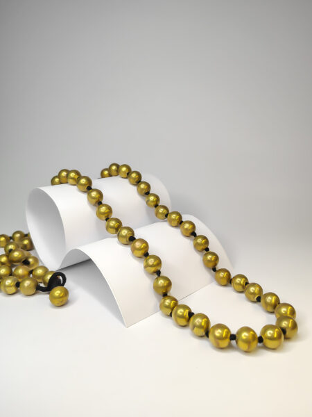 Authentic, Indo-western, Dokra brass beads long necklace