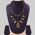 Prakriti Premium: The Dokra Designer Necklace,three line patri Image