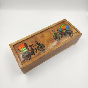 Wooden Box with Stunning Art