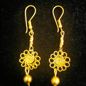 Authentic ,Dokra brass metal earrings
