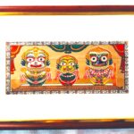 Jagannath Ji, Palm Leaf Art,  Wall Frame Image