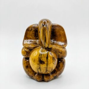 Vintage, hand crafted, beautiful wooden Ganesh ji, height-5inch,width-3inch