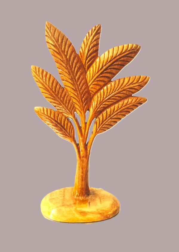 Vintage, hand crafted, wooden tree, height-8inch,width-5inch
