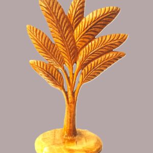 Vintage, hand crafted, wooden tree, height-8inch,width-5inch
