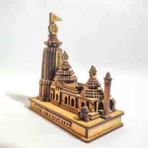 Jagannath ji temple, wooden masterpiece, L-14cm, W-6.5cm, H-16cm
