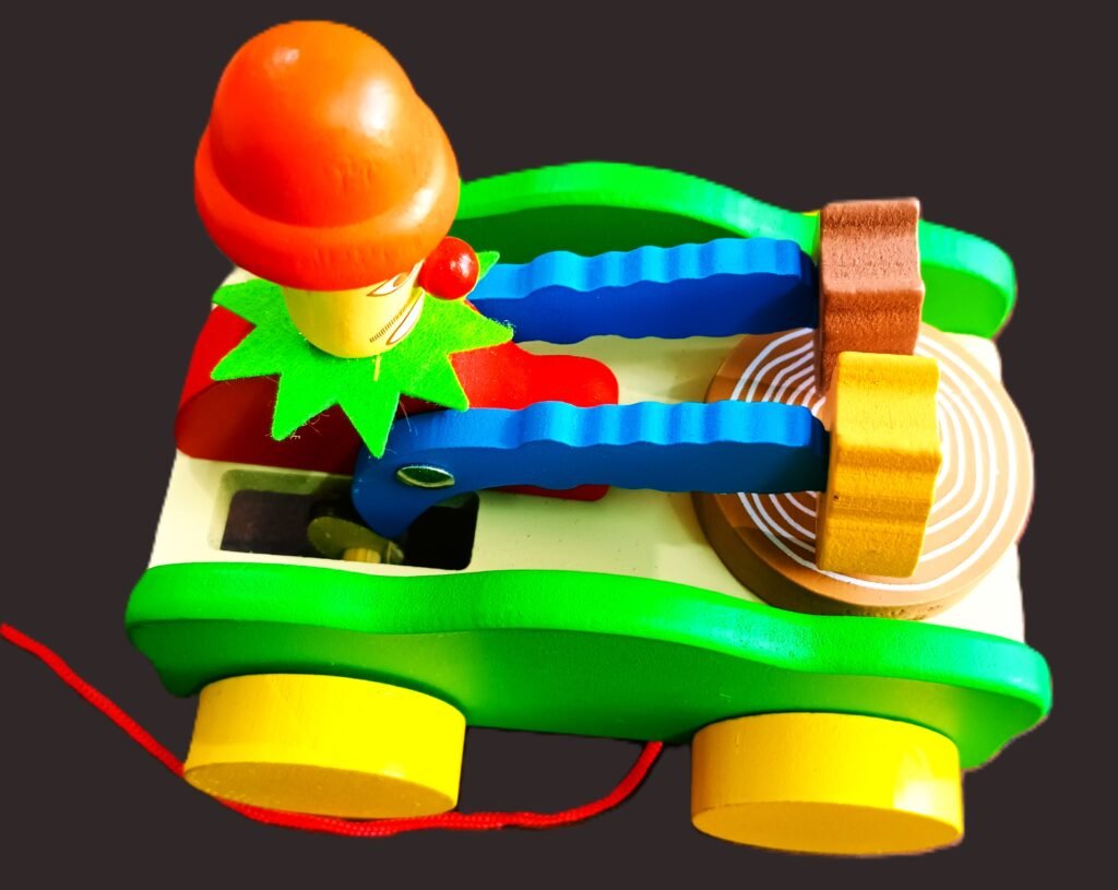 Authentic, Eco-Friendly, Non-toxic, Wooden toy for Kids, L-5,W-4,H-5inch
