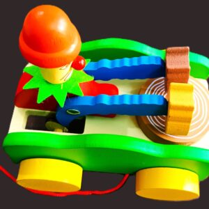 Authentic, Eco-Friendly, Non-toxic, Wooden toy for Kids, L-5,W-4,H-5inch