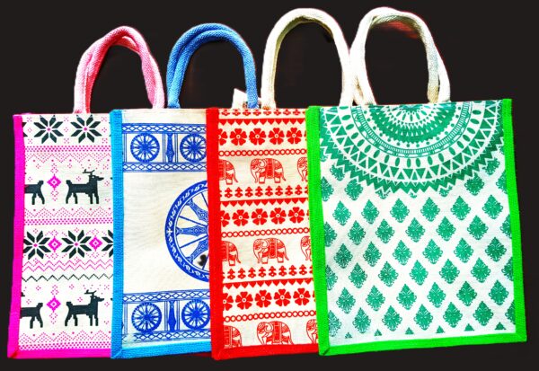 Jute Bags (Pack of 4) Handbags online at Best Prices