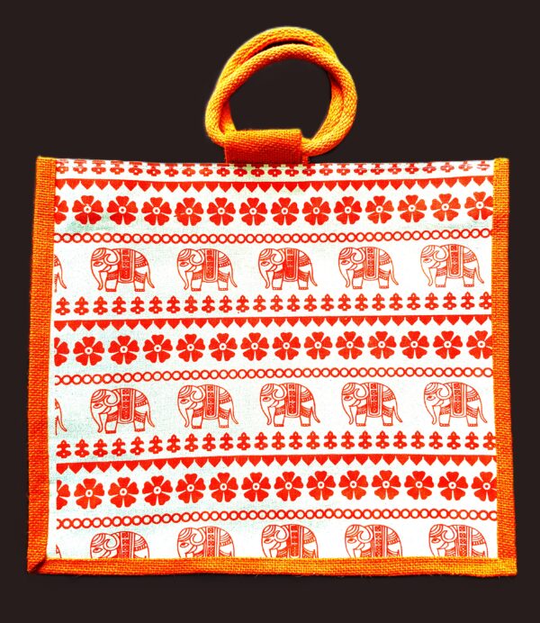 Pack of 2 Jute Bags – Eco-Friendly, Reusable & Multipurpose (16x14 Inches) – Shopping Bags, Grocery Bags - Image 3