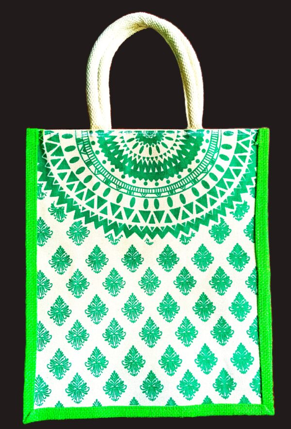 Eco-Friendly Reusable Jute Bags (Pack of 4) – 14x12 Inch– Sustainable & Multipurpose - Image 2