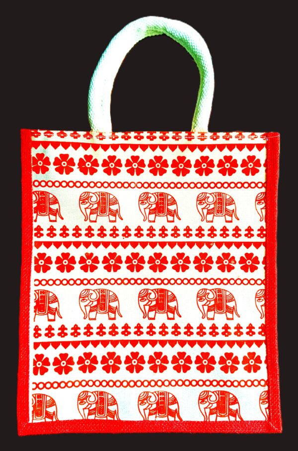 Eco-Friendly Reusable Jute Bags (Pack of 4) – 14x12 Inch– Sustainable & Multipurpose - Image 5