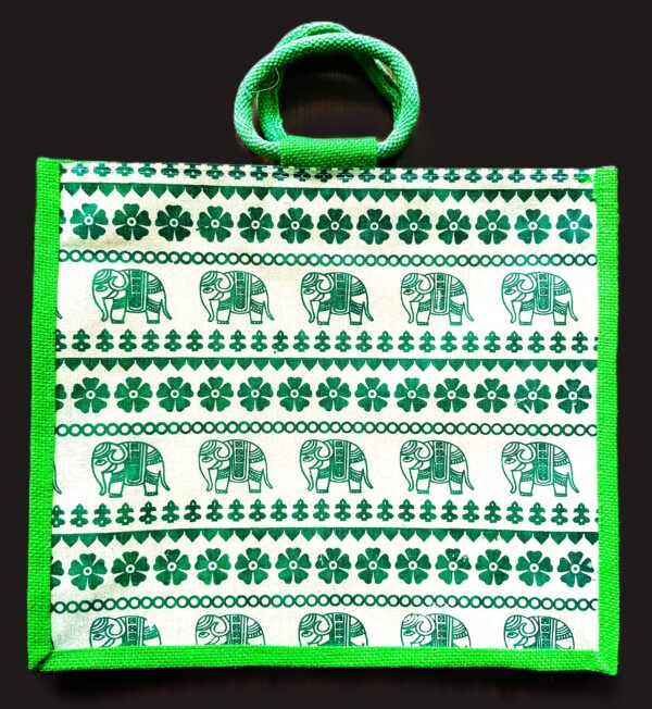 Pack of 2 Jute Bags – Eco-Friendly, Reusable & Multipurpose (16x14 Inches) – Shopping Bags, Grocery Bags - Image 2