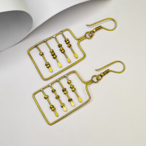 The showstopper,Dokra tribal,brass metal earrings