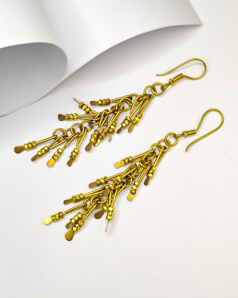 Exclusive, Hand-crafted, Dokra earrings