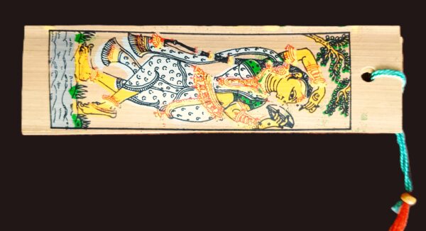 Beautiful, traditional, Palm-leaf bookmark for compulsive readers, L-13, W-4cm( set of 5)
