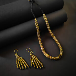 lace choker brass beads in one colour with er type 1
