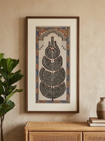 Handmade Silk Tree of Life Painting
